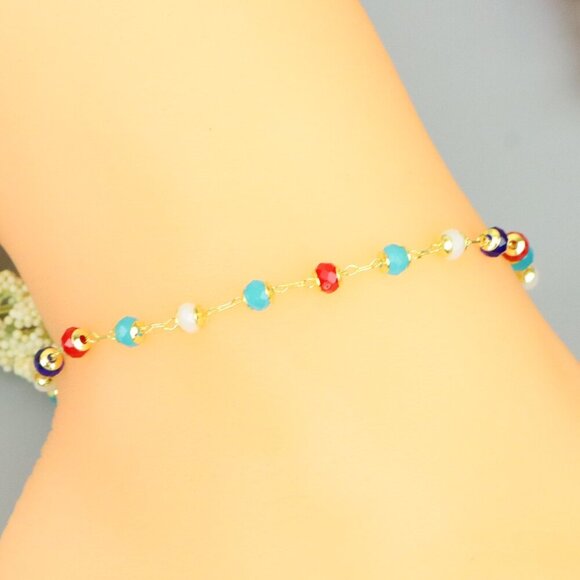 Handmade Anklet – A Stylish Choice for Women, Thoughtful Gift Idea, EVCH1445 - Picture 1 of 10